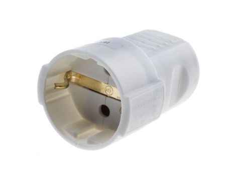 Gniazdo sieciowe, 16A, 250 V, 2P+E Typ F, niemieckie Schuko, RS PRO