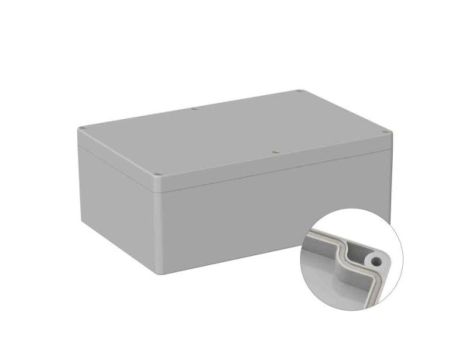 Obudowa ogólnego użytku ekranowana Szary IP66 Silikon, 160 x 240.3 x 90mm, RS PRO 5U2