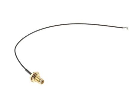 Kabel koncentryczny, RF, Czarny Gniazdo SMA Żeńskie U.FL 200mm, RS PRO Z zakończeniem