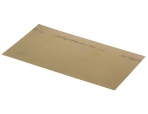 Zestaw podkładek regulacyjnych, Mosiądz, 0.001 → 0.015cal, Żółty