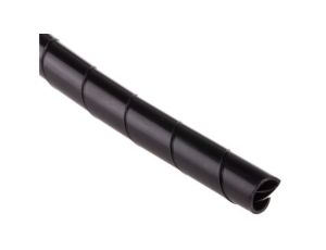 Opaska spiralna, Ø , Ø Maximum of 8mm, materiał: Nylonowy, kolor: Czarny, RS PRO 811-7702 /10szt./