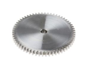 Koło zębate walcowe, moduł: 1, l.zębów: 60, śr. piasty: 14mm, śr. otworu: 6mm, Stal