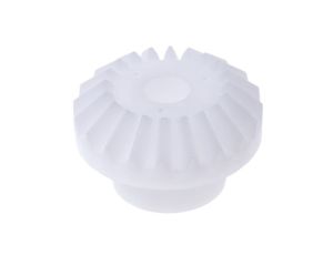 Przekładnia stożkowa, POM, zęby: 20, Skośne, skok: 1.5mm, kąt: 20, otwór: 8mm, 110 → 120HRR