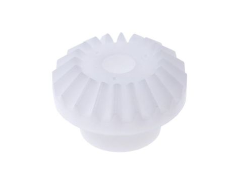 Przekładnia stożkowa, POM, zęby: 20, Skośne, skok: 1.5mm, kąt: 20, otwór: 8mm, 110 → 120HRR