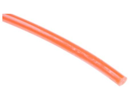 Zaokrąglony pas poliuretanowy, Pomarańczowy, śr.: 3mm, dł. 30m, obc.: 1.09kg