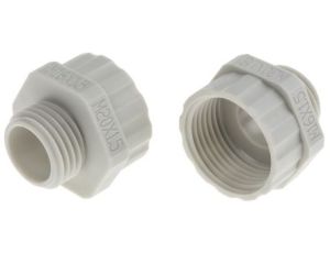 Adapter do dławnic kablowych, M16 → M20, materiał: Nylon 66, kolor: Szary, RS PRO