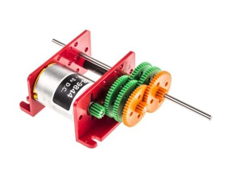 Motoreduktor DC, 850 mA, 1,6 W, 2 - 2300 obr/min., 20 gcm, RS PRO