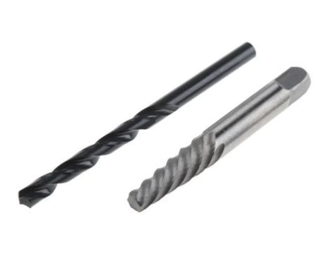 Wykrętarka do śrub, l. elementów: 2, w zestawie: Nr 5, 6.8 mm, Stal