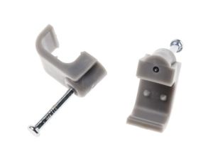 Spinka do kabli Prostokątna obejma do kabli, materiał: PE, 10 x 11.6 x 9.7mm, RS PRO