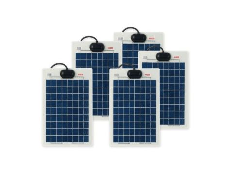 Panel słoneczny 10W 21.6V 390x250x3mm, RS PRO /zestaw 5szt./