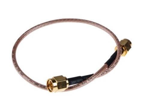 Kabel koncentryczny, Czarny, RS PRO Z zakończeniem