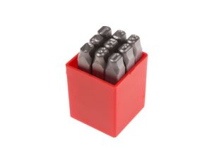 Zestaw wybijaków cyfr, H 8mm, 9-szt., (0 → 8), RS PRO