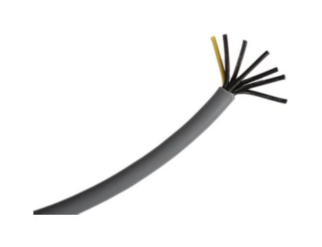 Kabel sterowniczy YY, 7-żyłowy, 0,5 mm, Ø 6.7mm Nieekranowany, izolacja Polichlorek winylu PVC