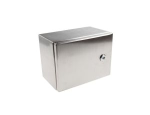 Szafka ścienna rozdzielcza, materiał: Stal nierdzewna typu 304, IP66, 240 x 180 x 150mm, RS PRO