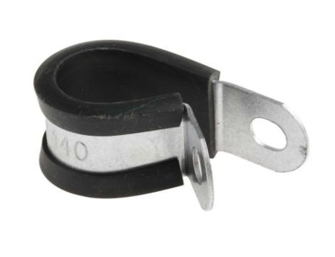 Spinka do kabli Obejma typu P, 12mm, materiał: Stal platerowana, 12.7 x 1.4mm, RS PRO /5szt./