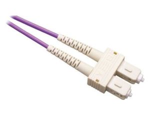 Kabel światłowodowy, średnica: 50/125m, OM3 Wielomodowy, Fioletowy, SC/SC
