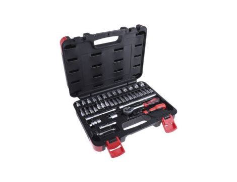 Zestaw nasadek 43 Piece 1/4 cala Kwadratowy Drive RS PRO