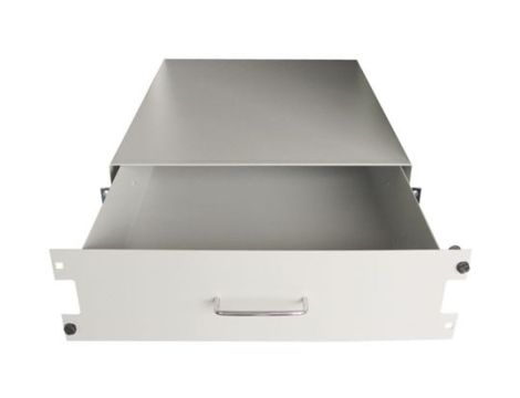 Szuflada do szafy serwerowej, Szuflada, Stal, Szary