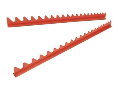 Wieszak na klucze płaskie, w zestawie: Zęby rekina, Plastik, szer.: 385mm