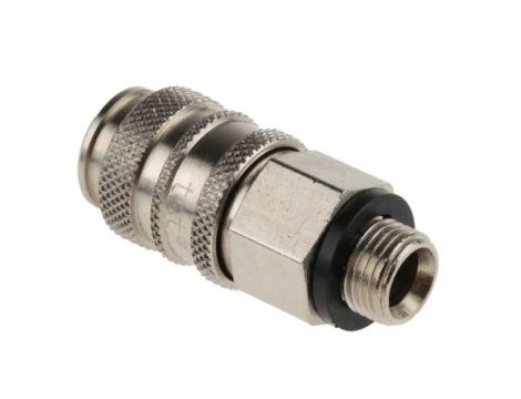 Szybkozłączka pneumatyczna, materiał Mosiądz, złącze G 1/8 męskie, RS PRO Camozzi, Legris, Rectus 21, Rectus 90