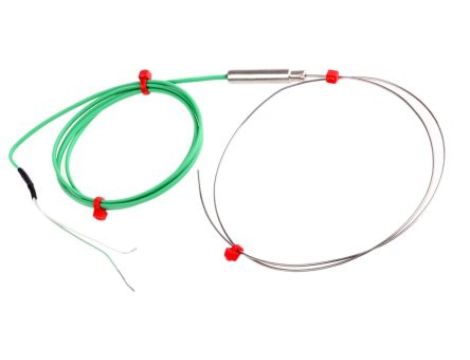 Termopara typ K do +1100C 500mm kabel 1m, Stal nierdzewna IEC