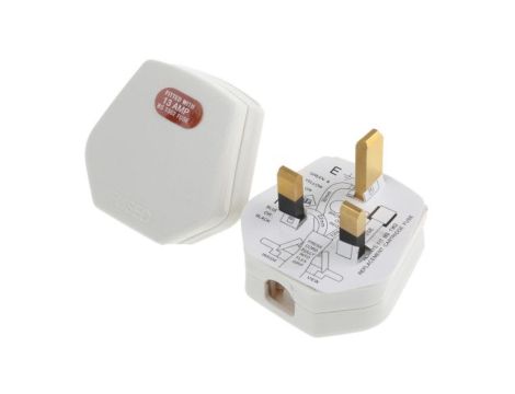 Złącze sieciowe brytyjska, 13A, 250 V AC, 2P+E Typ G, brytyjskie BS1363, RS PRO