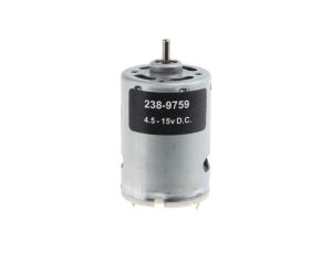 Silnik DC, 4.5 → 15 V., 2,85 A, 21,2 W, 13 360 obr./min, 154,4 gcm, RS PRO