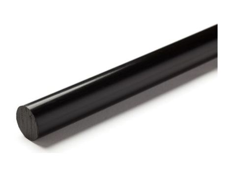 Pręt polietylenowy PE, Ø 40mm x 1m, kolor: czarny