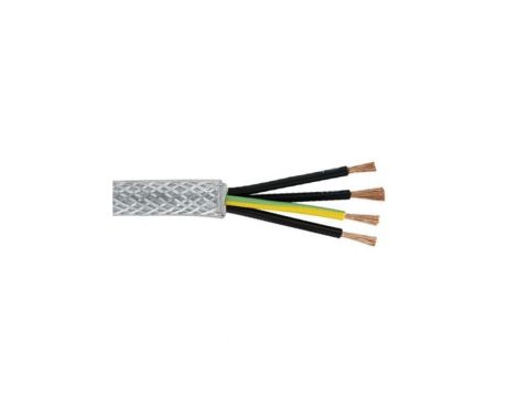 Kabel sterowniczy SY 4 rdzeniowy , Ekranowany, izolacja Polichlorek winylu PVC, D 12.5mm , 50m