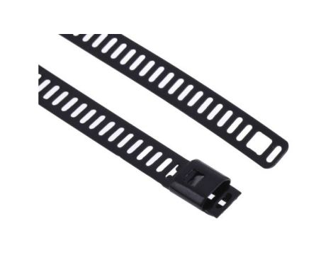 Opaska kablowa 300mm 7 mm Stal nierdzewna z powłoką poliestrową 100 sztuk RS PRO