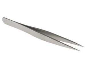 Pęseta, dł. 90, antymagnetyczna, materiał: Stal nierdzewna, RS PRO