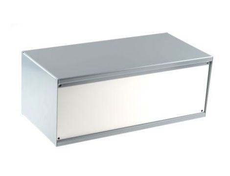 Obudowa urządzeń elektronicznych, Stal walcowana na zimno, Szary, 406 x 197 x 159mm, RS PRO