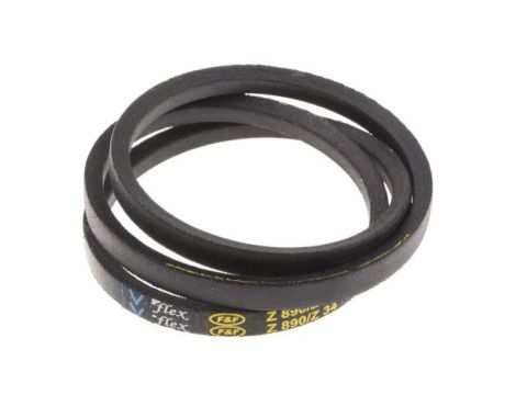 Pas napędowy, profil Z, materiał: PET, guma, 10mm x 6mm x 890mm, RS PRO