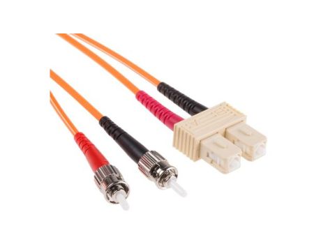 Kabel światłowodowy, średnica: 50/125m, OM2 Wielomodowy, Pomarańczowy, ST/SC