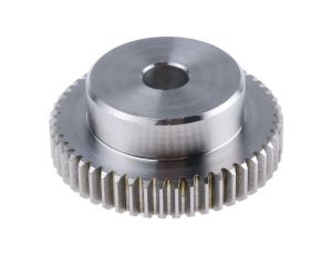 Koło zębate walcowe, moduł: 1, l.zębów: 50, śr. piasty: 35mm, śr. otworu: 10mm, Stal nierdzewna