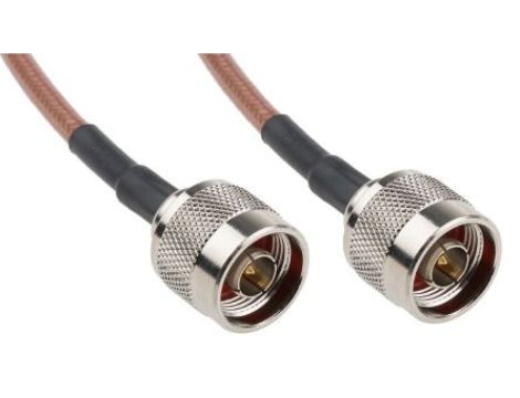 Kabel koncentryczny, RG142 Wtyk N Wtyk N 500mm, RS PRO Z zakończeniem