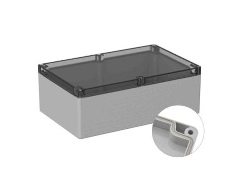 Obudowa ogólnego użytku ekranowana Szary IP66 Silikon, 160.3 x 240.3 x 90mm, RS PRO 5U2