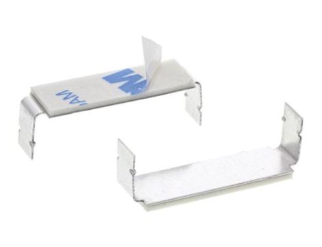Spinka do kabli Zacisk rozwierany, materiał: Aluminium, Samoprzylepny, 33 x 9.8 x 9.8mm, RS PRO