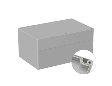Obudowa ogólnego użytku ekranowana Szary IP66 Silikon, 160 x 250 x 119mm, RS PRO 5U2