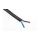 Sieciowy kabel zasilający 2 Core Polichlorek winylu PVC Sheath Czarny 3.35 x 5.3mm od , 300 V
