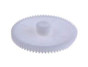 Koło zębate walcowe, moduł: 1, l.zębów: 70, śr. piasty: 18mm, śr. otworu: 8mm, POM