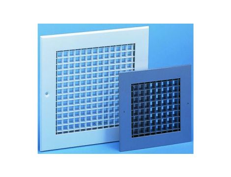 Kratka, Biały, Aluminium, 450 x 450mm 32mm