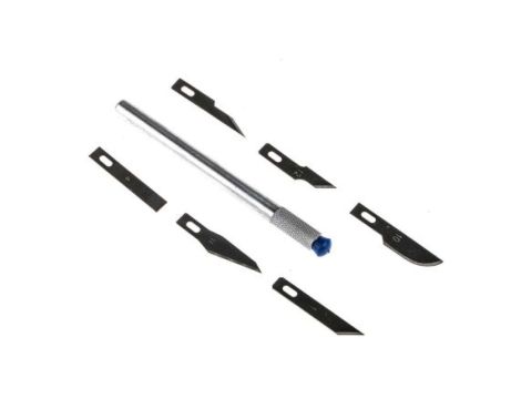 Zestaw noży tapicerskich, l. łopatek: 6