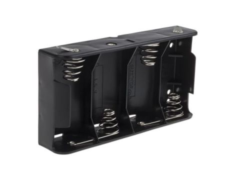 Uchwyt do baterii, x 4, montaż w obudowie