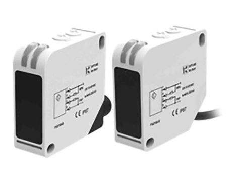 Czujniki fotoelektryczne Odbicie w polaryzacji retro PNP+NPN w obudowie prostokątnej zakres 5 m