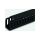 Koryto kablowe Czarny PVC Zamknięty Koryto panelowe z otworami 25 mm 60mm 2m RS PRO