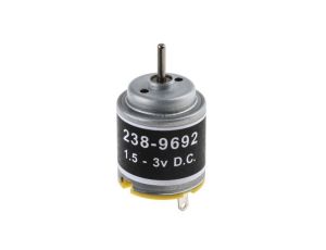 Silnik DC, 1.5 → 3 V., 960 mA, 1.21 W, 8200 → 14000 obr./min, 10.4 gcm, RS PRO