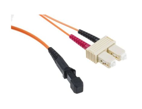 Kabel światłowodowy, średnica: 62.5/125m, OM1 Wielomodowy, Pomarańczowy, MTRJ - SC