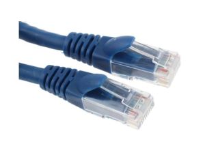 Kabel kategorii 6, Niebieski, Wtyk RJ45/męski RJ45dł.: 10m, mat. koszulki: LSZH