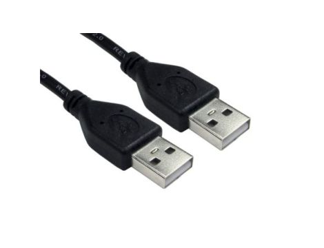 Kabel USB, dł. 0.5m, kolor: Czarny